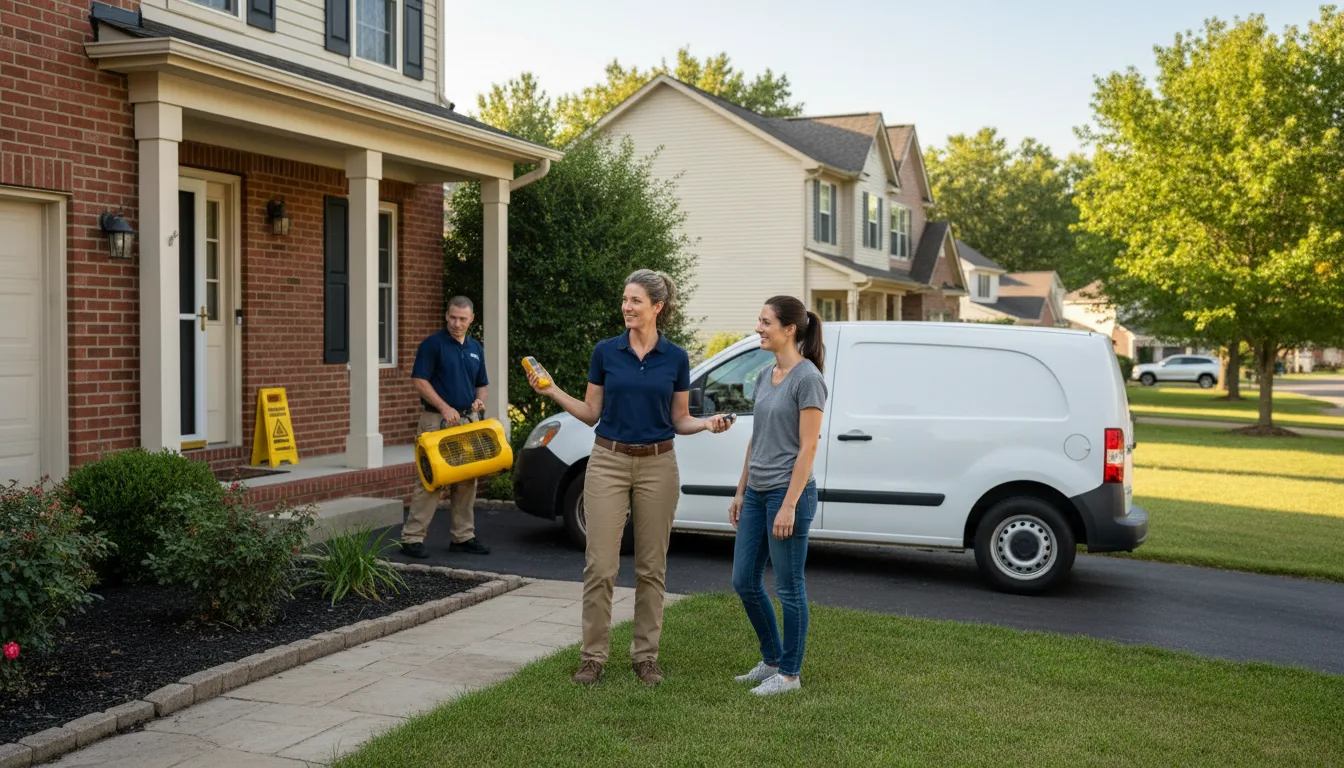Water restoration image for Flood Water Cleanup, Removal And Restoration Services in Reno, OH